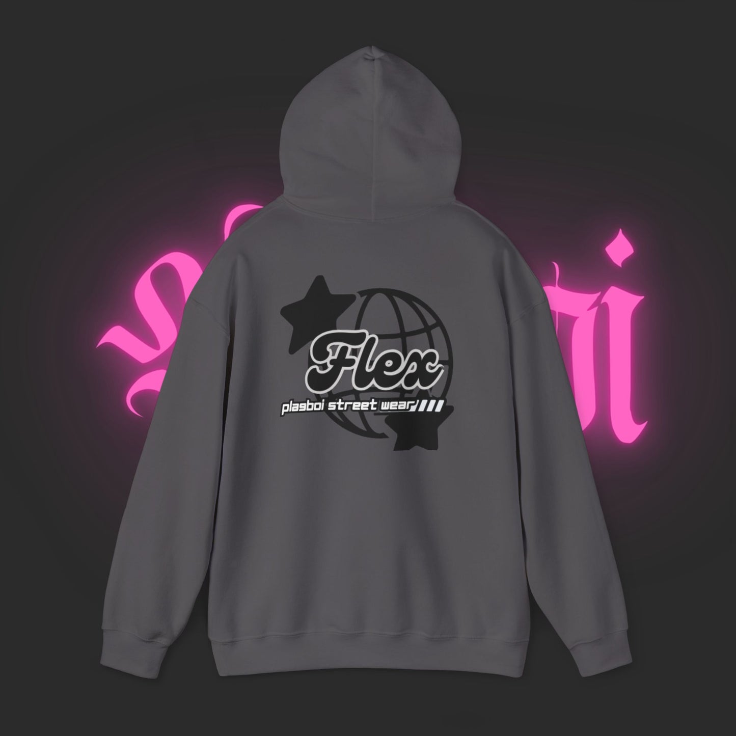 Flex streetwear hoodie