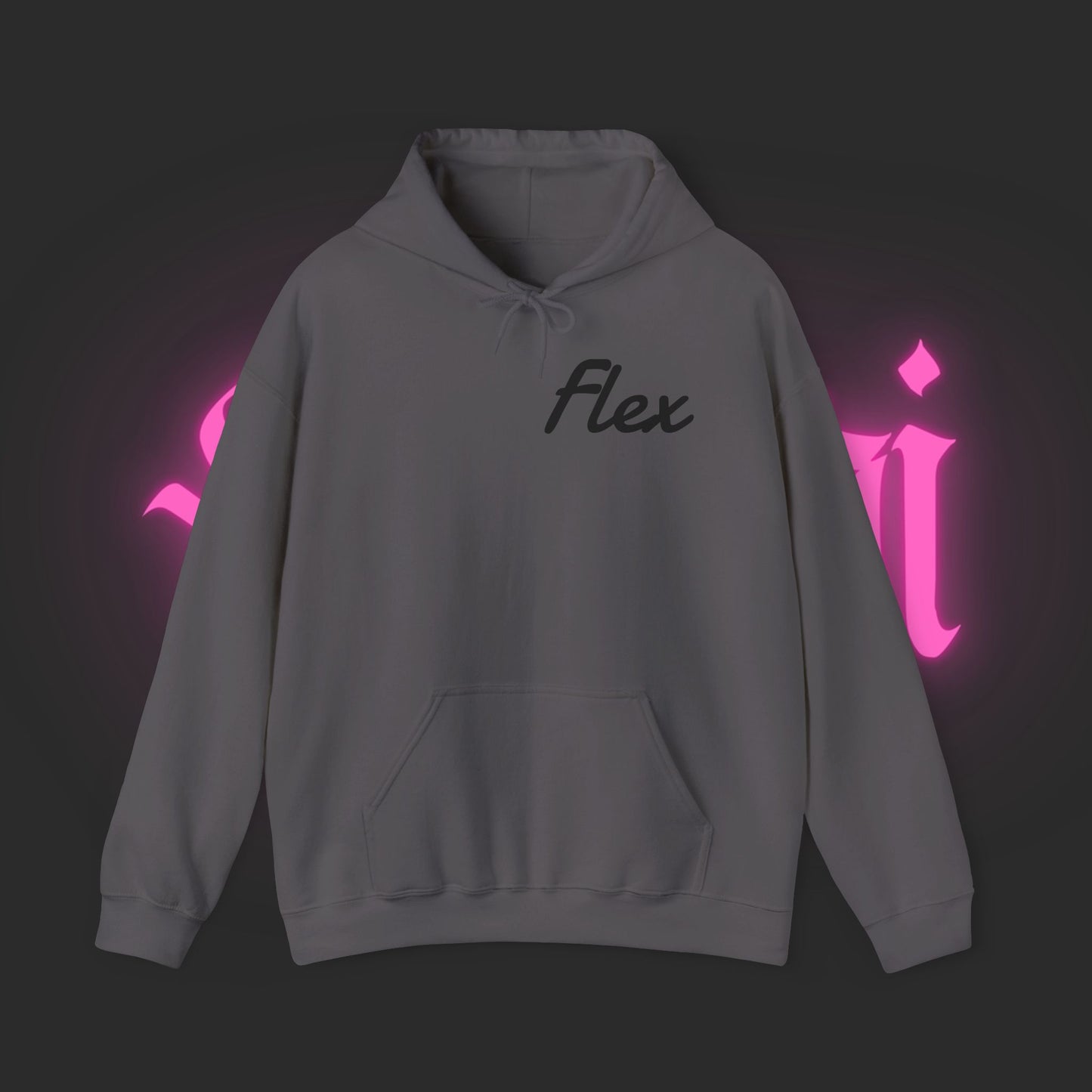 Flex streetwear hoodie