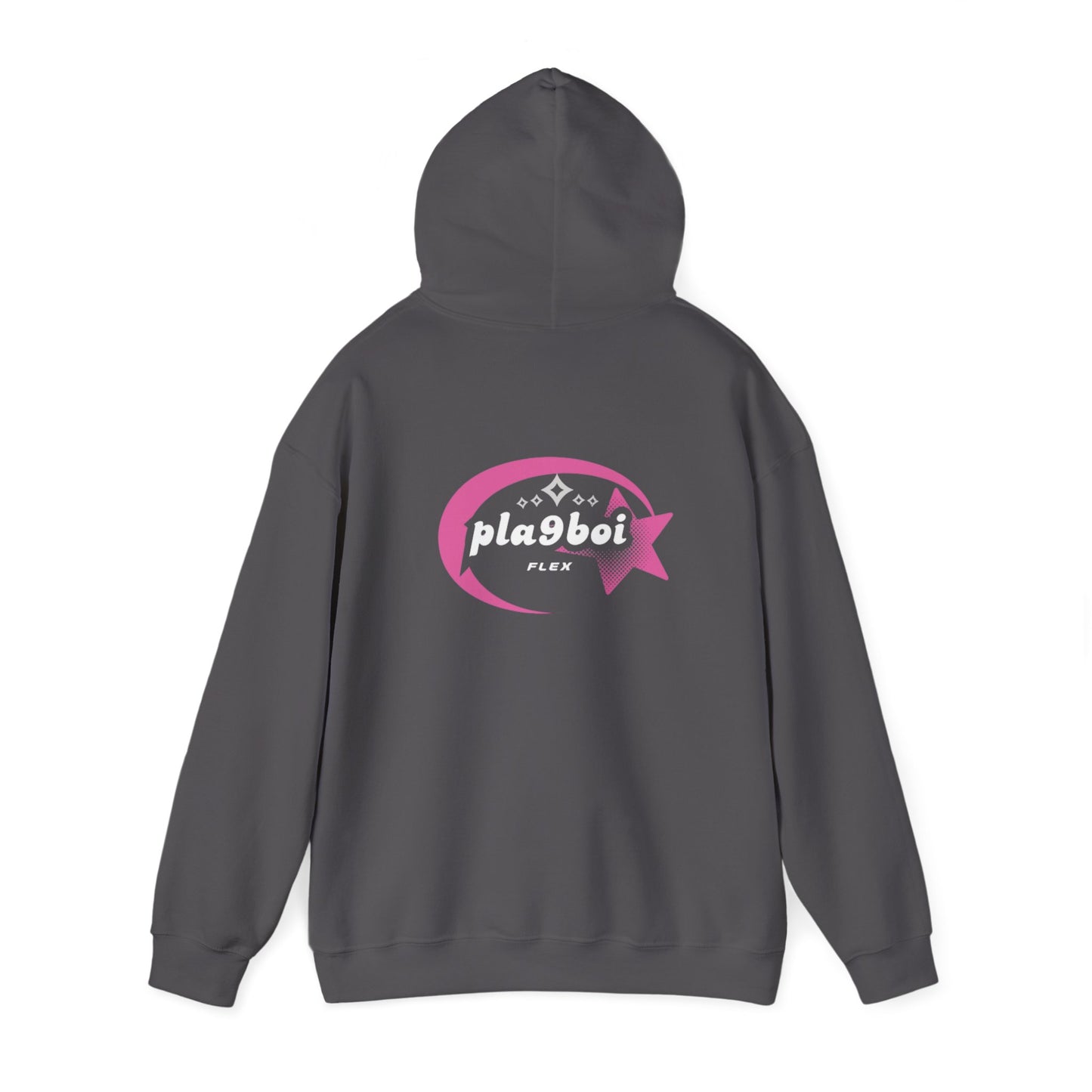 Flex pla9boi pink star hoodie